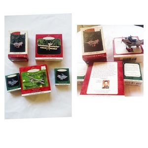 Vintage Hallmark Keepsake Airplane Ornaments